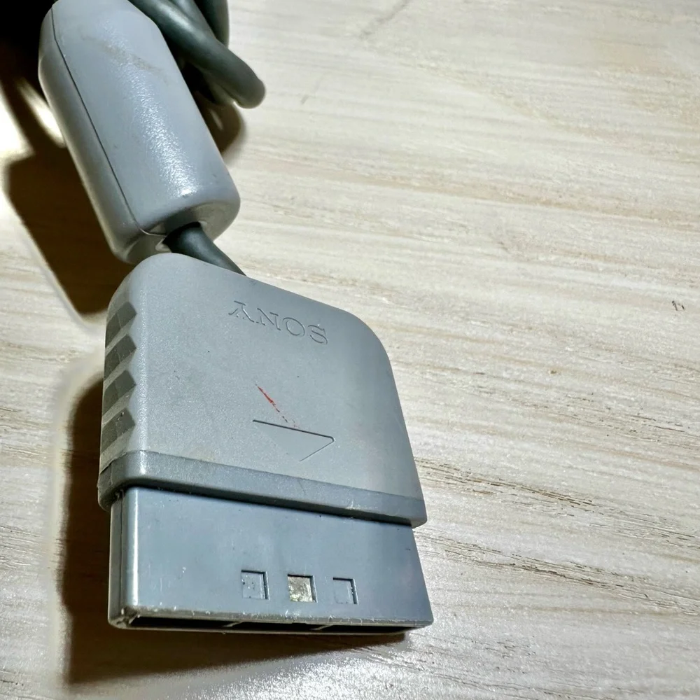 Sony PlayStation PS1 Controller SCPH 1080 Original OEM Gray UNTESTED